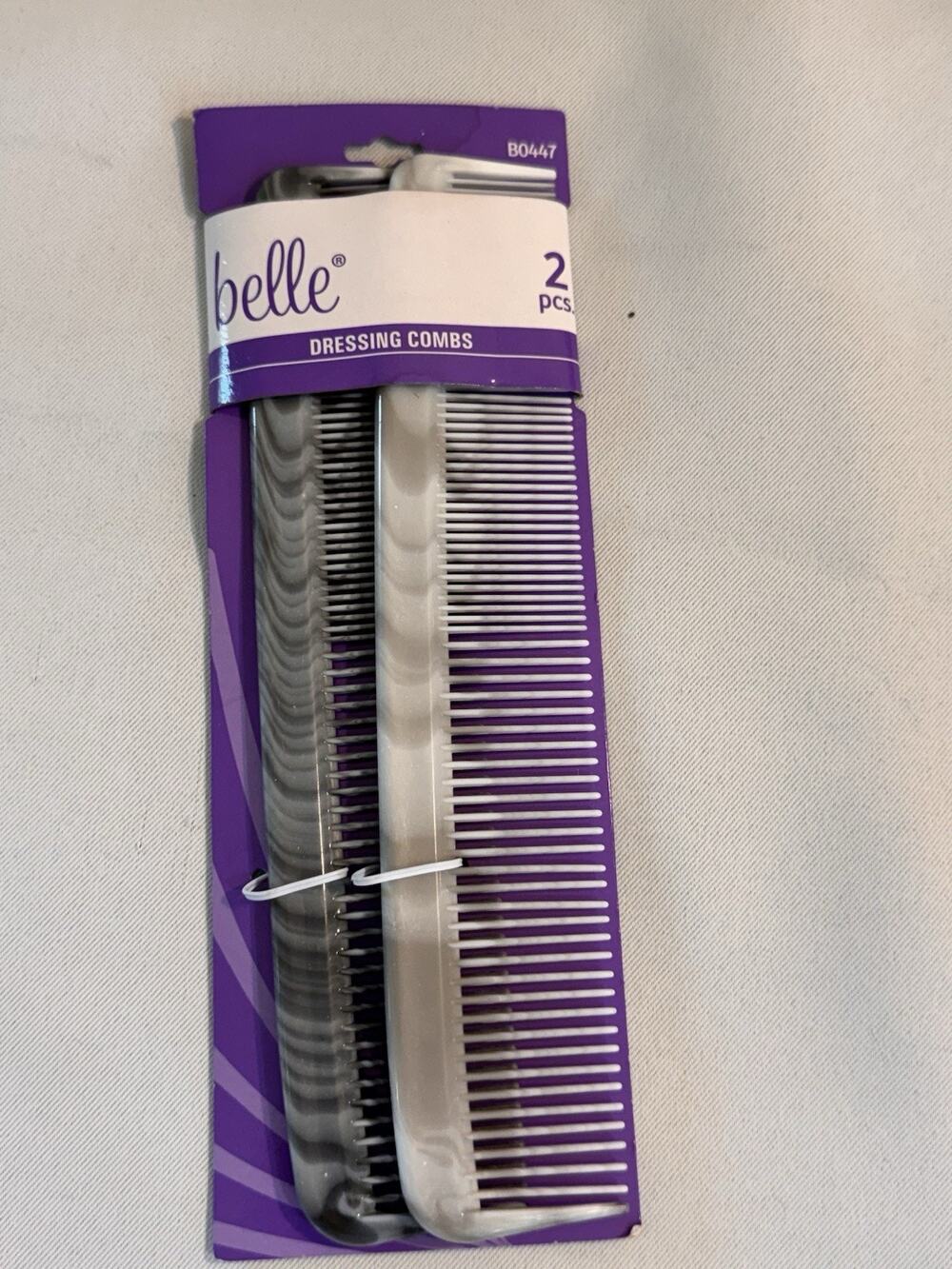 Belle Dressing Combs 2 Pack New In Package Heavy Duty 9inch Combs